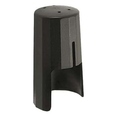 ACB4 - SAXOPHON MOUTHPIECE CAP BARITONE / BASS KLARINETTE / CONTRABASS KLARINETTE (LEATHER BLATTSCHR