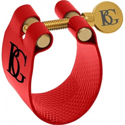 BG FRANCE LIGATURE FLEX ROUGE - SAXO SOPRANO