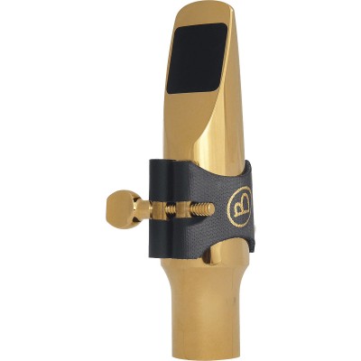 GOLD PLATED METAL MOUTHPIECE ALTO SAX - BALANCE OPENING 19