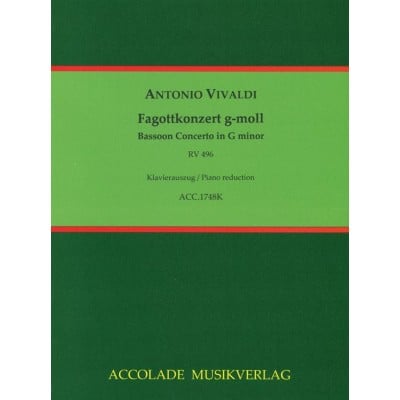  Vivaldi Antonio - Concerto G-moll Rv 496 - Basson and Piano