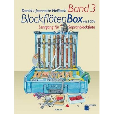 HELLBACH D. - BLOCKFLÖTENBOX BAND 3 + 2 CD's 