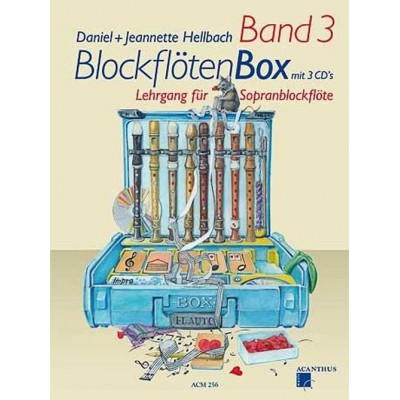  HELLBACH D. - BLOCKFLÖTENBOX BAND 3 + 2 CD's