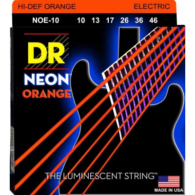 DR STRINGS 10-46 NOE-10 NEON ORANGE