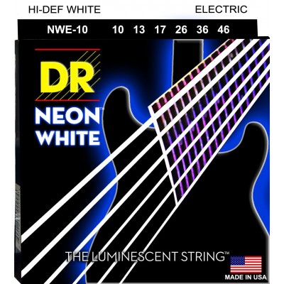 DR STRINGS 10-46 NWE-10 NEON WHITE