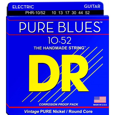 DR STRINGS PHR-10/52 PURE BLUES 10-52 