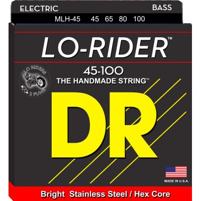 DR STRINGS MLH-45 LO-RIDER BRIGHT 45-100
