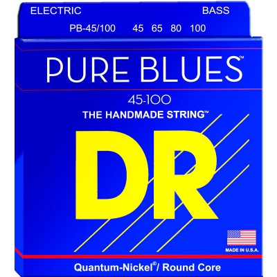 DR STRINGS 45-100 PB-45/100 PURE BLUES