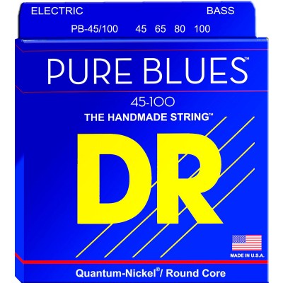 DR STRINGS 45-100 PB-45/100 Pure Blues