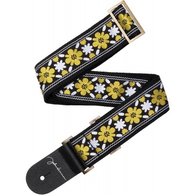 John Lennon Sign. Strap, Rooftop Jacquard