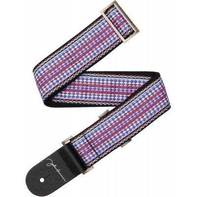 John Lennon Sign. Strap, Live in NYC Jacquard