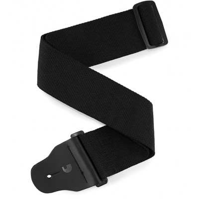3 INCH WIDE BASS GUITAR STRAP BLACK