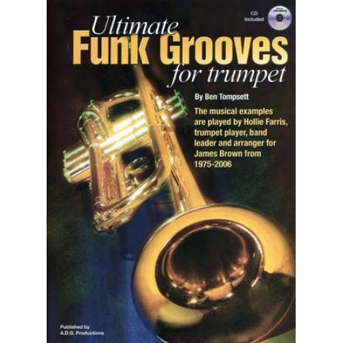 ADG PRODUCTIONS Ultimate Funk Grooves For Trumpet CD