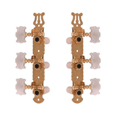 YELLOW PARTS 6 MACHINE HEADS CLASSIC GUITAR