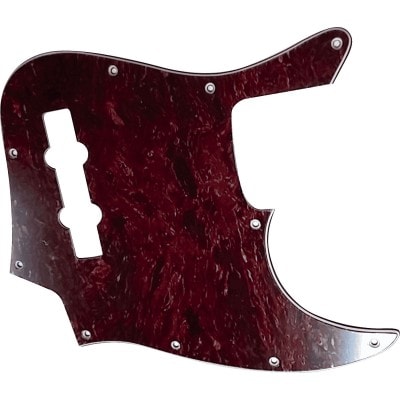 PICKGUARD SPLIT PARTS BASS JAZZ BASS TURTLE SHELL 3 PLY