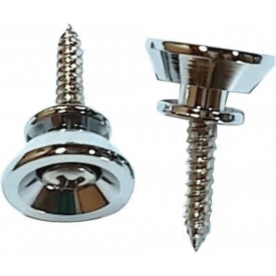 Attache-Courroies Type LP, par 2, avec Vis, Chrome