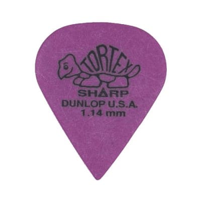 Dunlop Adu 412p114  -  Tortex Sharp Players Pack - 1,14 Mm (par 12)