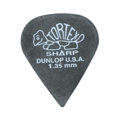 Dunlop Adu 412p135  -  Tortex Sharp Players Pack - 1,35 Mm (par 12)