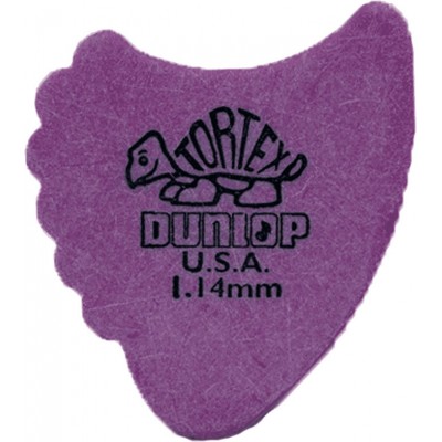 JIM DUNLOP Adu 414R114 Tortex Fin 1,14 Mm La Piece