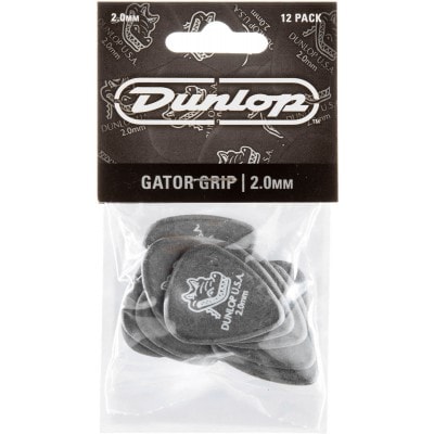 Dunlop Mediators Specialty Gator Grip Player\'s Pack De 12, 1,50mm