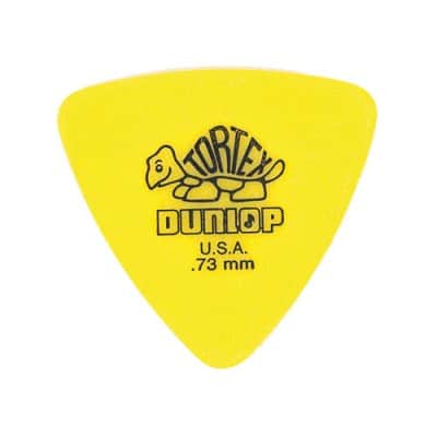 JIM DUNLOP ADU 431P73 - TRIANGLE TORTEX PLAYERS PACK - 0,73 MM (BY 6)