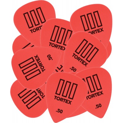DUNLOP ADU 462R50 - TORTEX T3 PLAYERS PACK - 0,50 MM (TO THE UNIT)