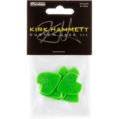 JIM DUNLOP MEDIATORS JAZZ KIRK HAMMET JAZZ III PLAYER
