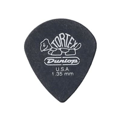 Dunlop Adu 482p135  -  Tortex Pitch Noir Players Pack - 1,35 Mm (par 12)