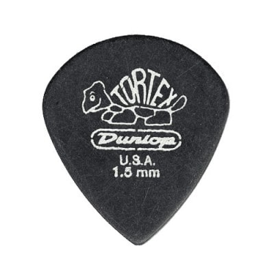 Dunlop Adu 482p150  -  Tortex Pitch Noir Players Pack - 1,50 Mm (par 12)