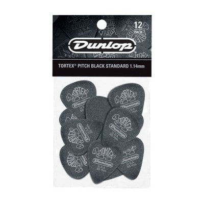 Dunlop Adu 488p50  -  Tortex Pitch Noir Players Pack - 0,50 Mm (par 12)