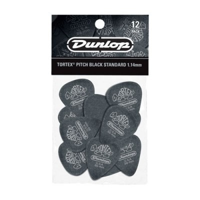 ADU 488P50 - TORTEX PITCH BLACK PLAYERS PACK - 0,50 MM (BY 12)