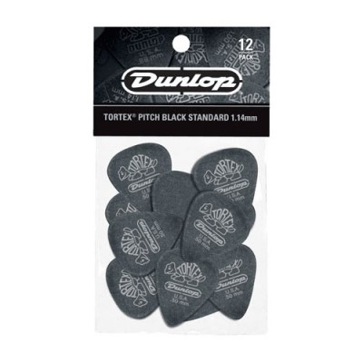 JIM DUNLOP 488P50 Tortex Pitch Noir 0,50mm (par 12)