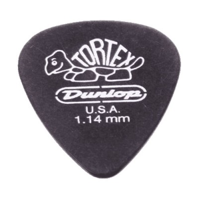 DUNLOP ADU 488R114 - TORTEX PITCH BLACK PLAYERS PACK - 1,14 MM (TO THE UNIT)
