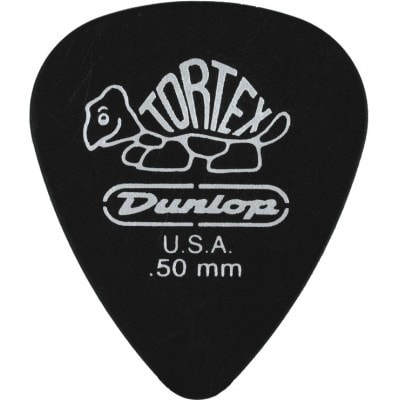 ADU 488R50 - TORTEX PITCH BLACK PLAYERS PACK - 0,50 MM 72 PACK