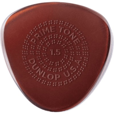 Dunlop Mediators Primetone Semi-round Primetone Semi-rond Grip 1,5mm Sachet De 3