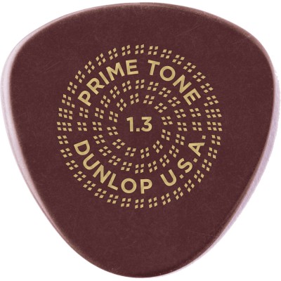 JIM DUNLOP MEDIATORS PRIMETONE SEMI-ROUND SEMI-ROUND PRIMETONE SEMI-ROUND SMOOTH 1.3MM 12 PACK