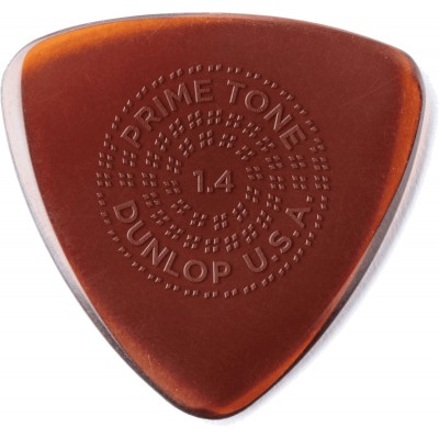 JIM DUNLOP MEDIATORS PRIMETONE SMALL TRIANGLE GRIP 1.4 MM 12 PACK