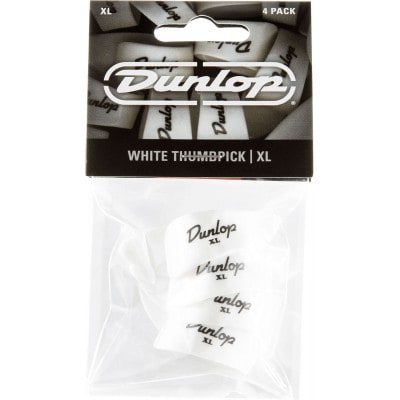 JIM DUNLOP POUCES BLANCS XL SACHET DE 4