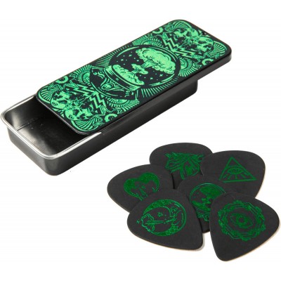 MEDIATORS COLLECTOR I LOVE DUST BOX OF 6 MEDIATORS I LOVE DUST GREEN