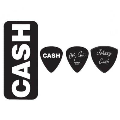 JCPT04H BOITE EN METAL DE 6 MOTIF JOHNNY CASH BOLD HEAVY