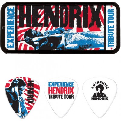 JH-PT09M BOITE EN METAL DE 6 MOTIF JIMI HENDRIX TRIBUTE TOUR