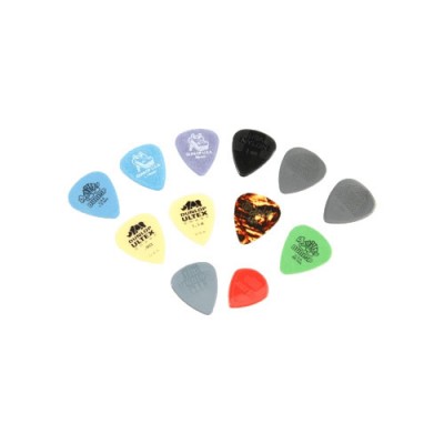 Dunlop Mediators Specialty Variety Pack Player\'s Pack De 12, Medium and Heavy