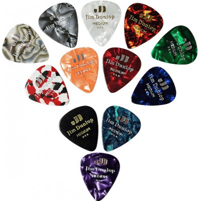 Dunlop Mediators Specialty Variety Pack Player\'s Pack De 12, Medium