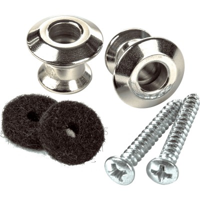 JIM DUNLOP Straplok Dual Design, Nickel (Set De 2)