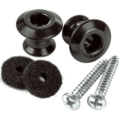 JIM DUNLOP Straplok Dual Design, Black (Set De 2)