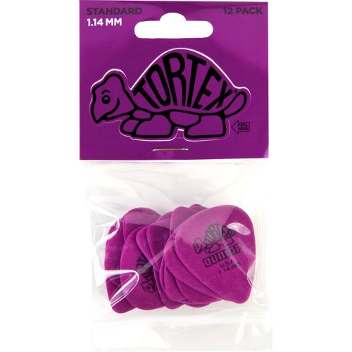 DUNLOP 418P114 PACK 12 TORTEX STANDARD 1.14 MM