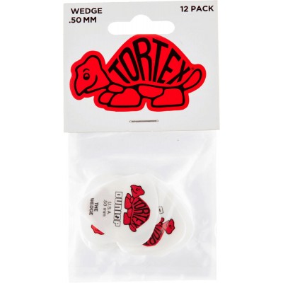 424P50 TORTEX WEDGE PLAYER'S PACK OF 12 0.50MM