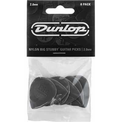 Dunlop Adu 445p20  -  Big Stubby Nylon Players Pack - 2,00 Mm (par 6)