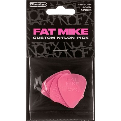 MEDIATOR FAT MIKE CUSTOM NYLON 0,60MM SACHET DE 6