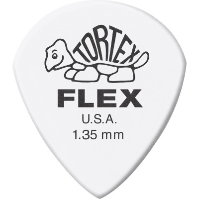 TORTEX FLEX JAZZ III, PLAYER'S PACK DE 12, WHITE, 1.35 MM