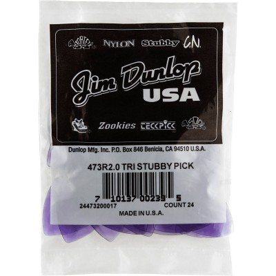 TRI STUBBY, BAG OF 24, LIGHT PURPLE, 2.00 MM